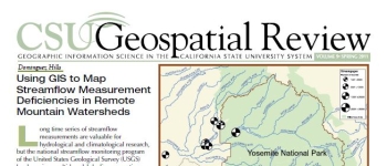 Front page of the 2011 Geospatial Review