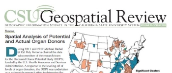 Front page of the 2013 Geospatial Review