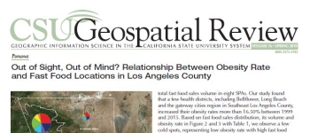 Front page of the 2019 Geospatial Review