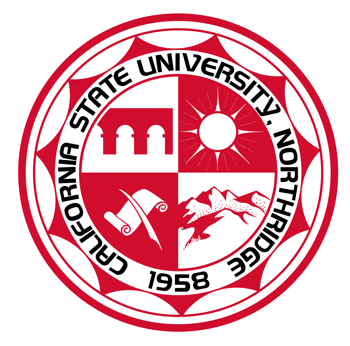 The seal of CSU Northridge