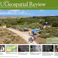 The front page of the 2021 CSU Geospatial Review.