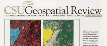 Front page of the 2003 Geospatial Review