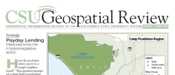 Front page of the 2007 Geospatial Review