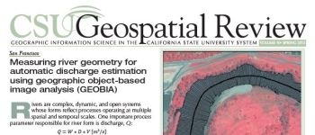 Front page of the 2012 Geospatial Review