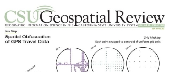 Front page of the 2015 Geospatial Review